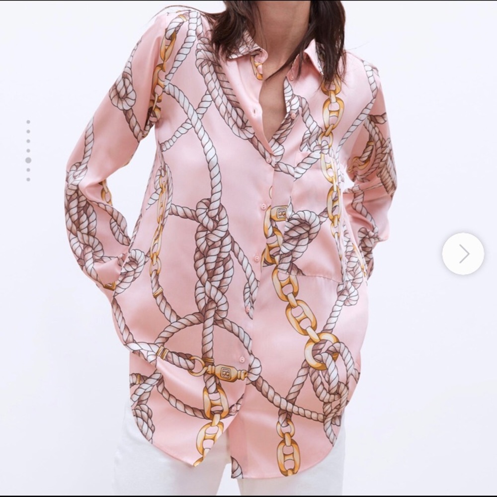ZARA silky blouse❤️New listing! EUC⭐️